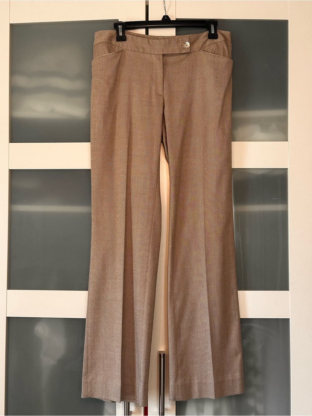White House Black Market Taupe Dress Trousers